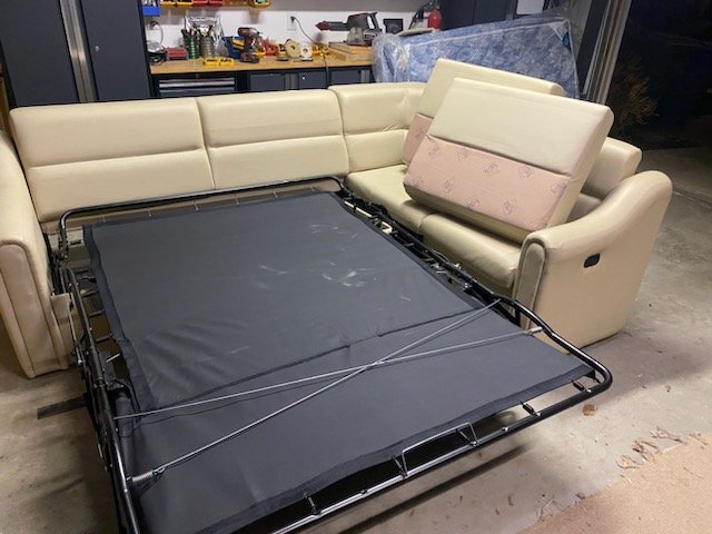 Flexsteel Rv L Shaped Couch With Bed Otorhomes Parts Glamisdunes Com
